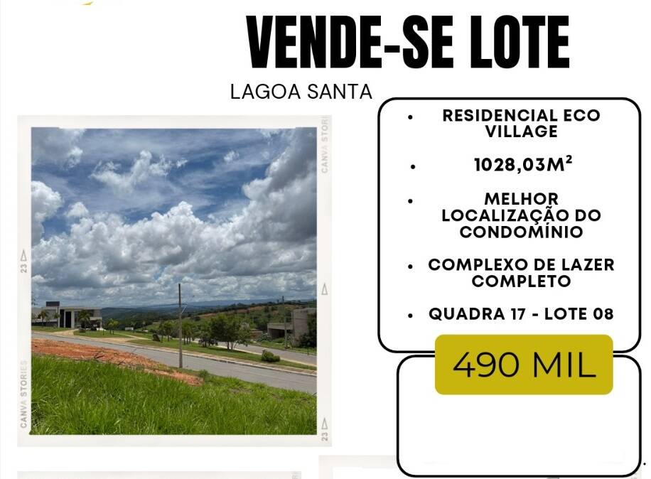 #1118 - Terreno em condomínio para Venda em Belo Horizonte - MG